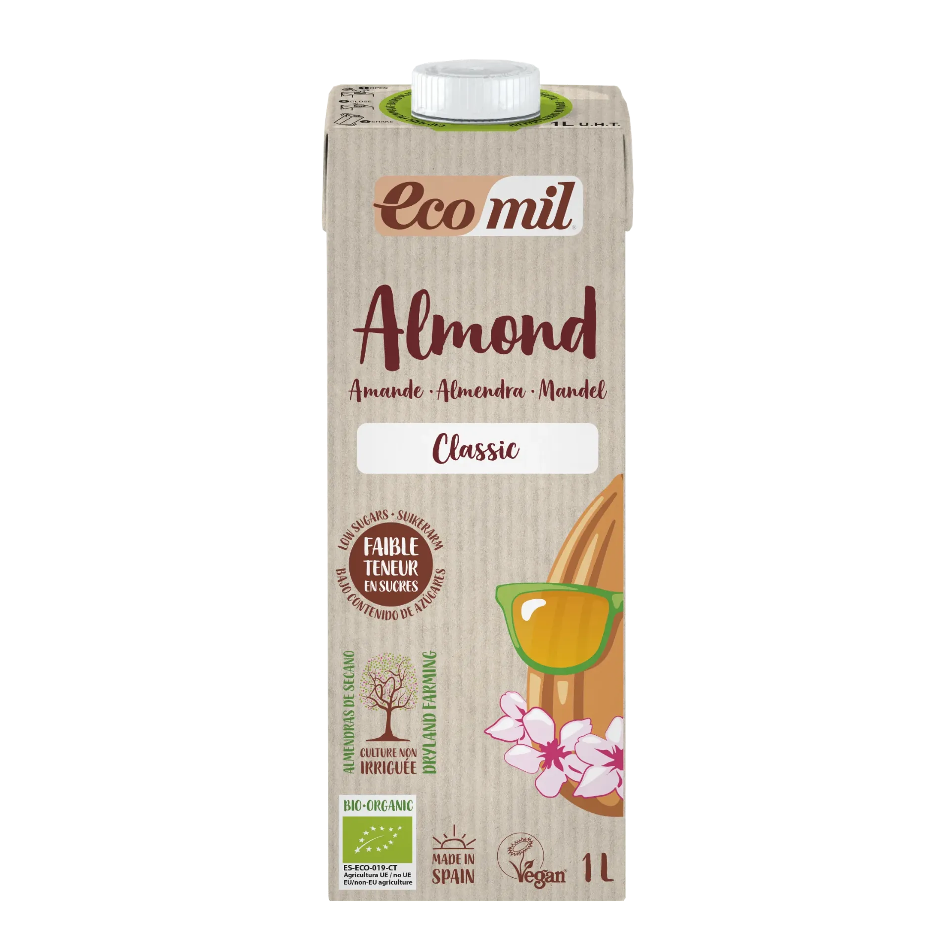 Bebida Almond milk classic 1lt