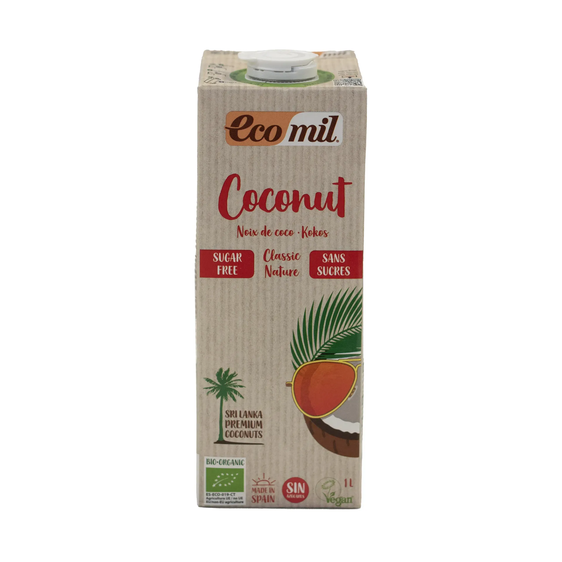 Bebida Coconut milk sugar-free 1lt