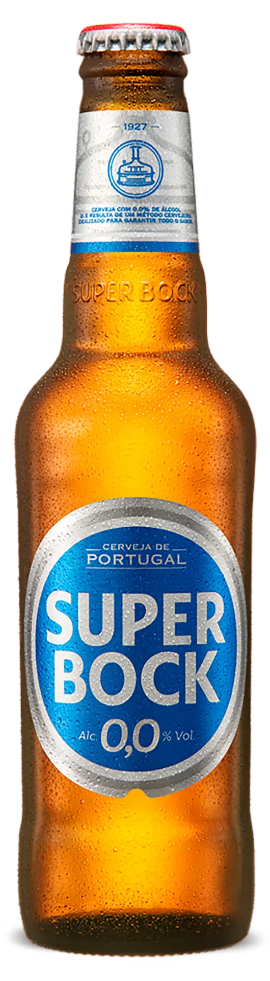 Cerveza Super Bock 0% alcohol bot 330cc