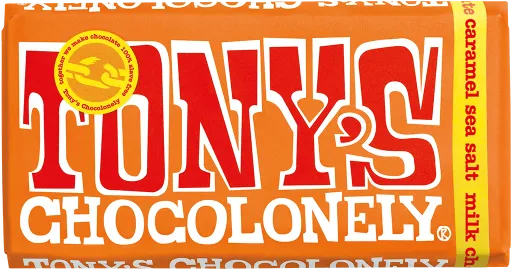 Chocolate Tony's con caramelo y sal marina 180gr