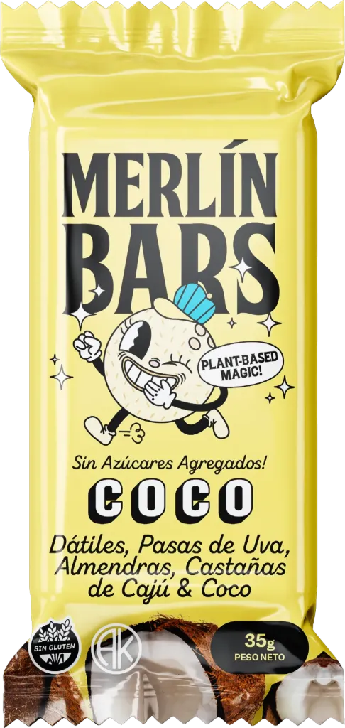 Merlín Bars Coco 35gr 14x20