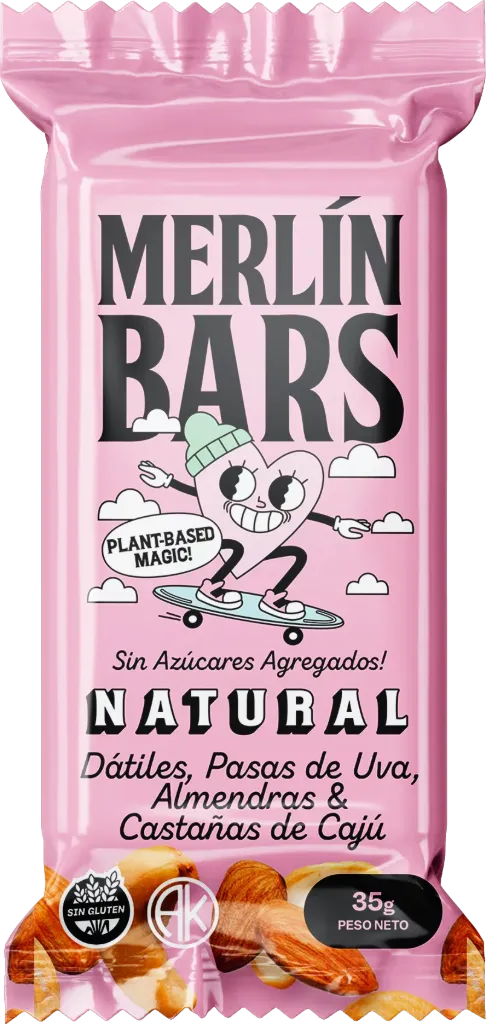 Merlín Bars Natural 35gr 14x20